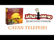 Catan telepesei Új 2025-ös kiadás magyar nyelvű társasjáték (sérült doboz)