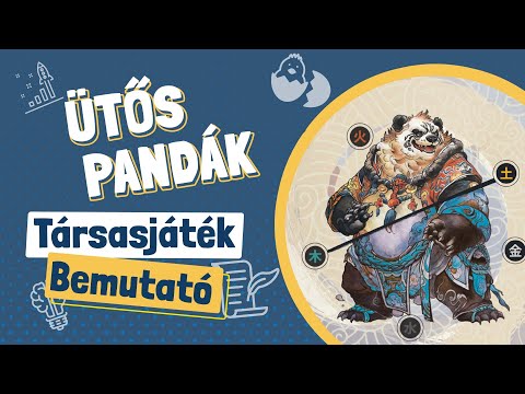 Ütős pandák, magyar nyelvű társasjáték