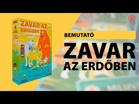 Zavar az erdőben magyar nyelvű társasjáték