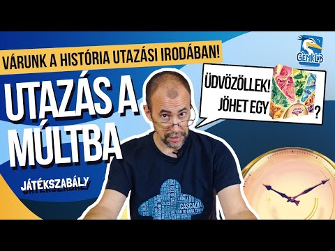 Utazás a múltba magyar nyelvű társasjáték