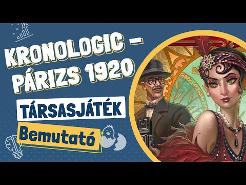 Kronologic Párizs 1920 magyar nyelvű társasjáték