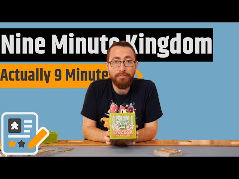 Nine-minute Kingdom: Kickstarter Edition angol nyelvű társasjáték