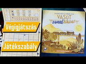 Vasút vonal kihívás: Fényessárga magyar nyelvű társasjáték