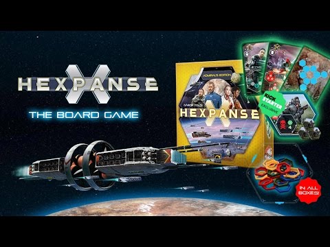 Hexpanse Admiral's Edition angol nyelvű társasjáték