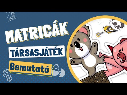 Matricák, magyar nyelvű társasjáték