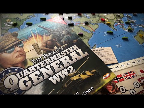 WW2 Quartermaster General 2nd Edition angol nyelvű társasjáték