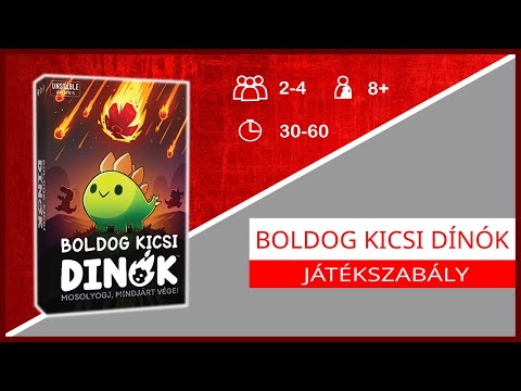 Boldog kicsi dinók, magyar nyelvű társasjáték