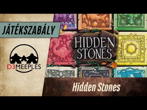Hidden Stones Rejtett kövek többnyelvű társasjáték