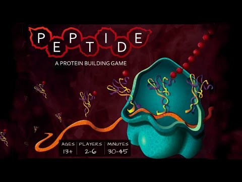 Peptide: A Protein Building Game angol nyelvű társasjáték