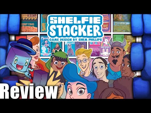 Shelfie Stacker angol nyelvű társasjáték