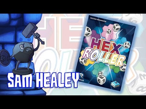 HexRoller angol nyelvű társasjáték