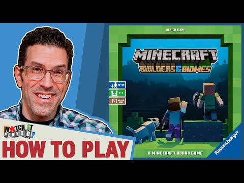 Minecraft Builders & Biomes román nyelvű társasjáték