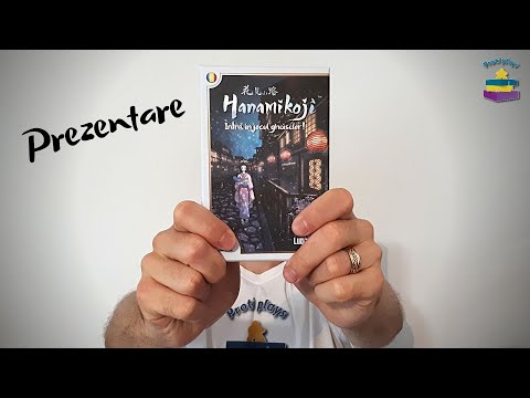 Hanamikoji játékot román nyelven bemutató videó.