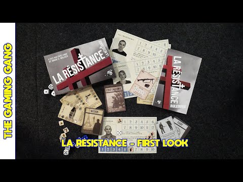 La Résistance angol nyelvű társasjáték