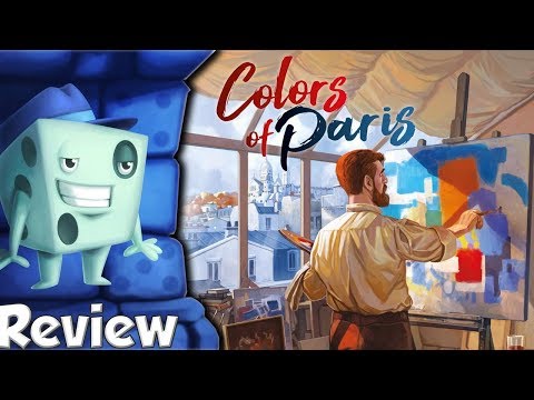 Colors of Paris angol nyelvű társasjáték
