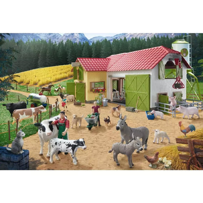 Egy nap a farmon 40 darabos Schmidt Puzzle Kirakott kép