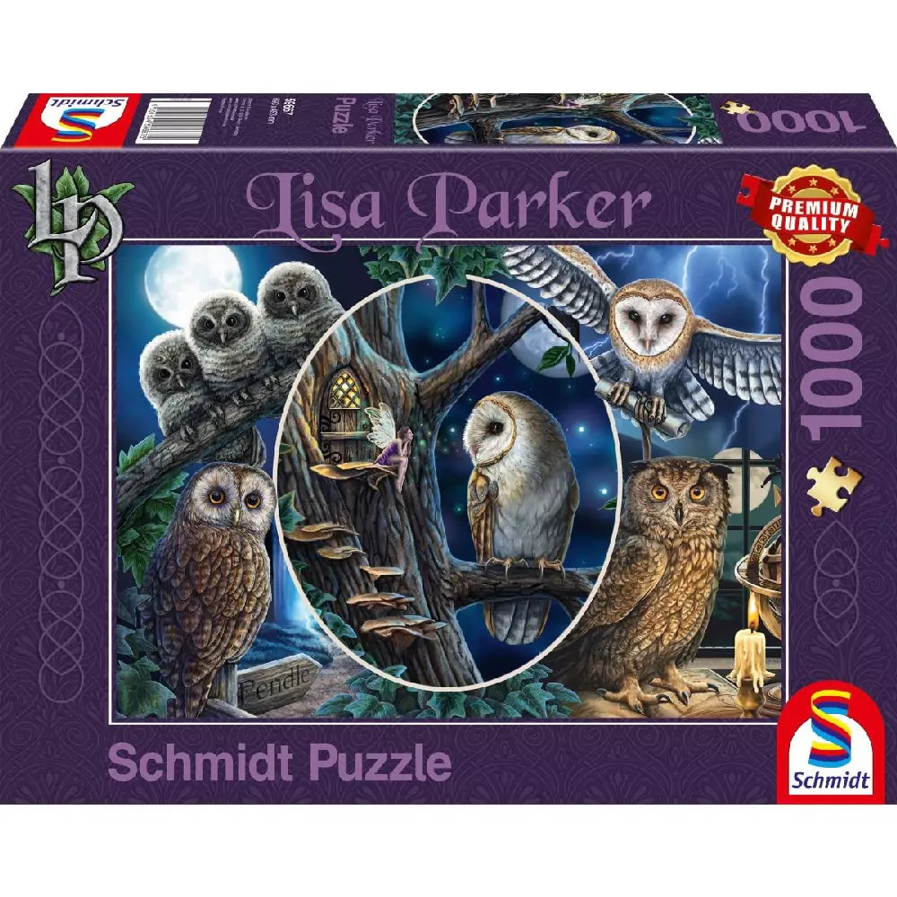 Puzzle Schmidt: Lisa Parker - Titokzatos Baglyok, 1000 darabos