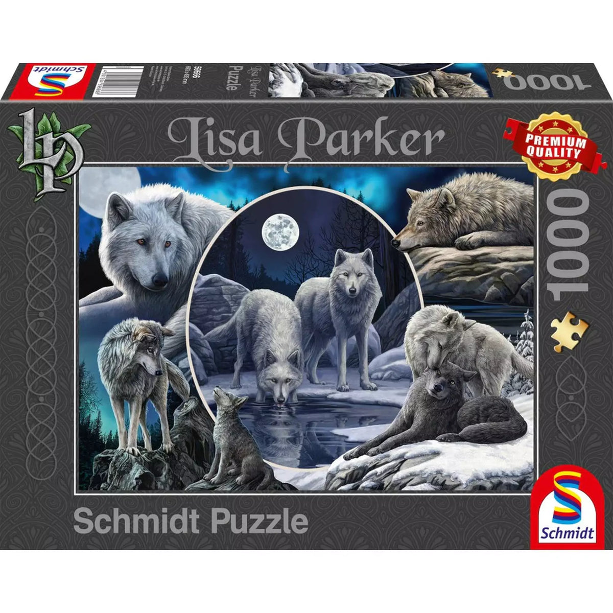 Puzzle Schmidt: Lisa Parker, A csodálatos farkasok, 1000 darabos