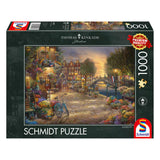 Puzzle Schmidt Thomas Kinkade Amsterdam, 1000 darabos
