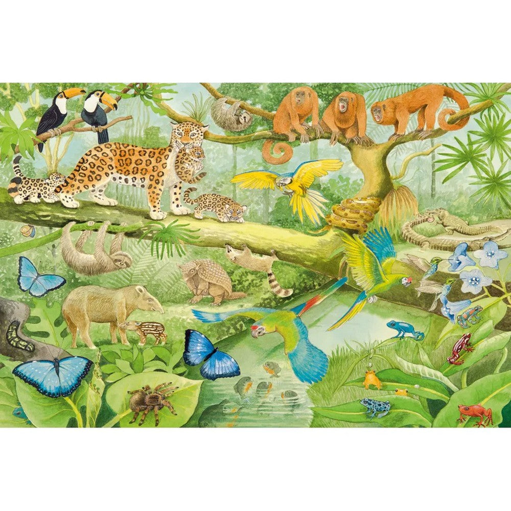 Puzzle Schmidt: Dzsungel állatok, 100 darabos