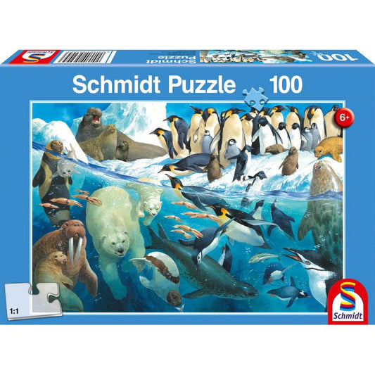 Puzzle Schmidt: Sarki állatok, 100 darabos