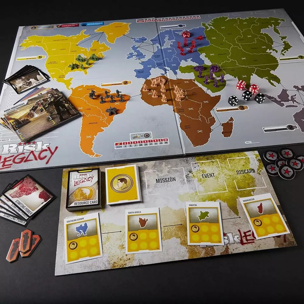 Risk Legacy New Edition tartozékok