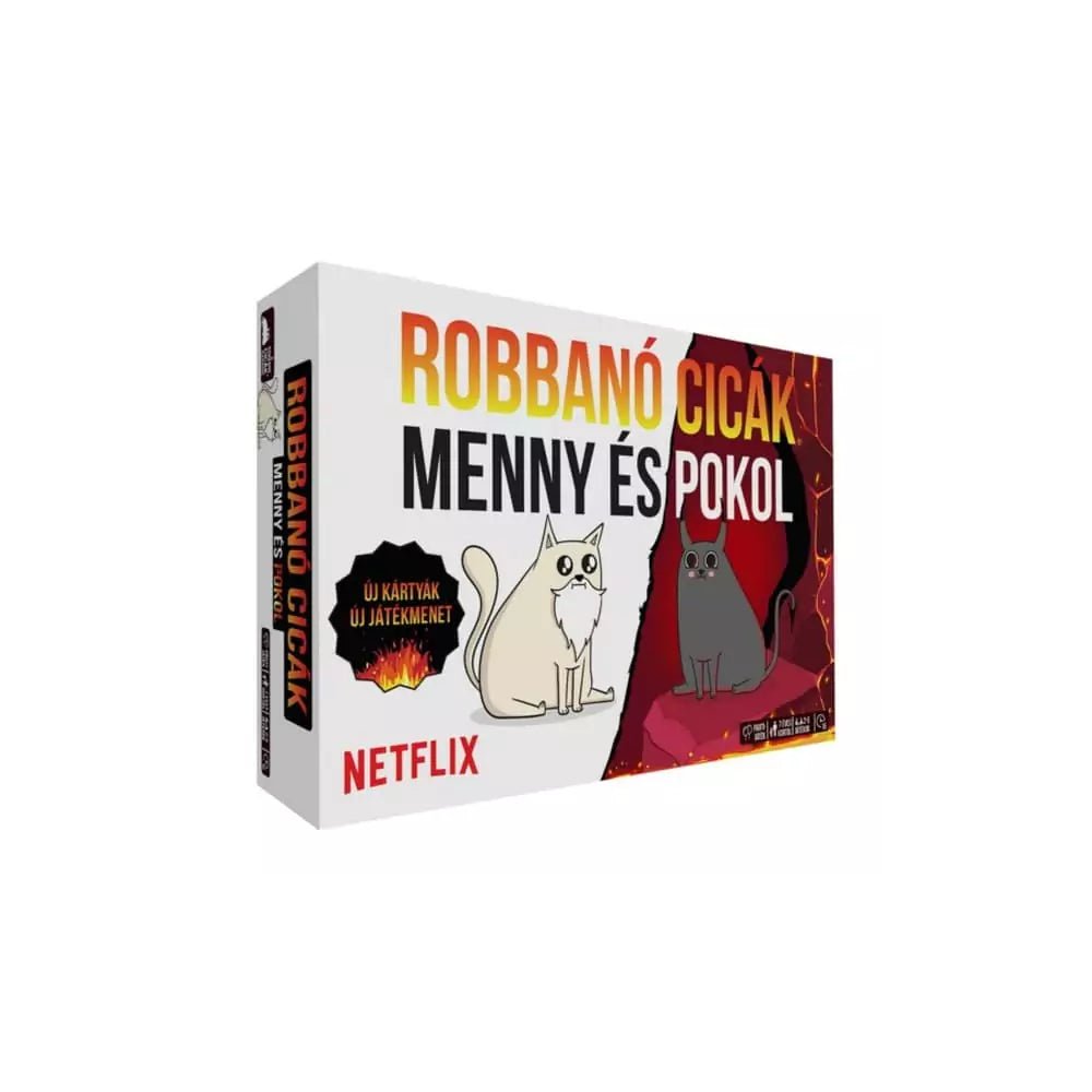 Robbanó cicák: Menny és pokol! magyar nyelvű társasjáték