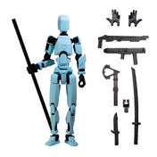 3D Robotfigura R13 - Világoskék