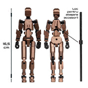 3D Robotfigura R13 - Metál Réz