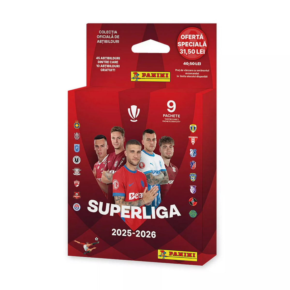 Superliga României 2025-2026, Ecoblister set de stickere