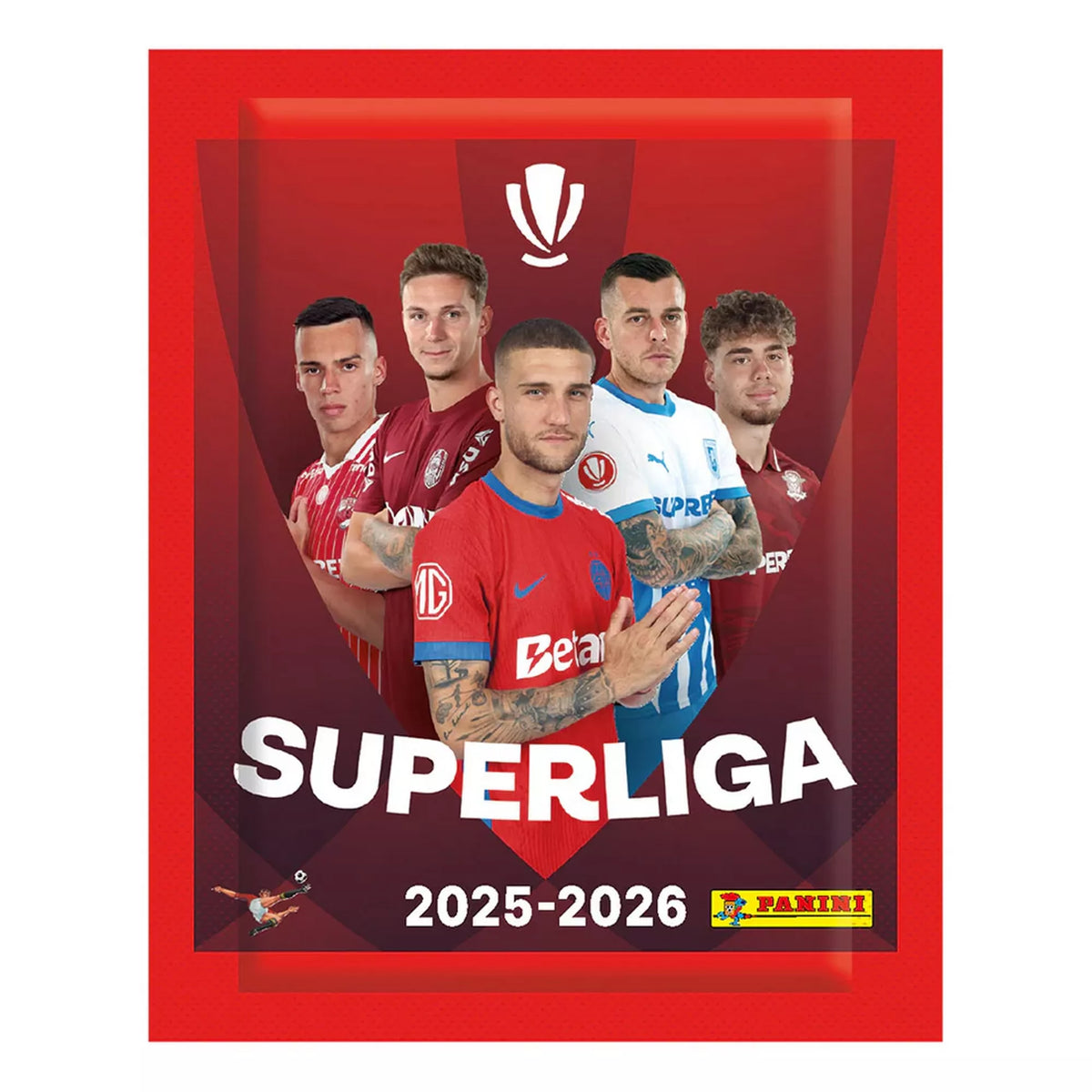 Superliga României 2025-2026, Panini pachet de stickere