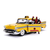 Marvel Deadpool Yellow Taxi 1/24 Jada Toys