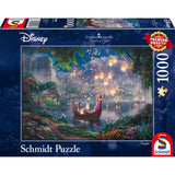 Schmidt Puzzle: Thomas Kinkade, Disney Rapunzel, 1000 de piese