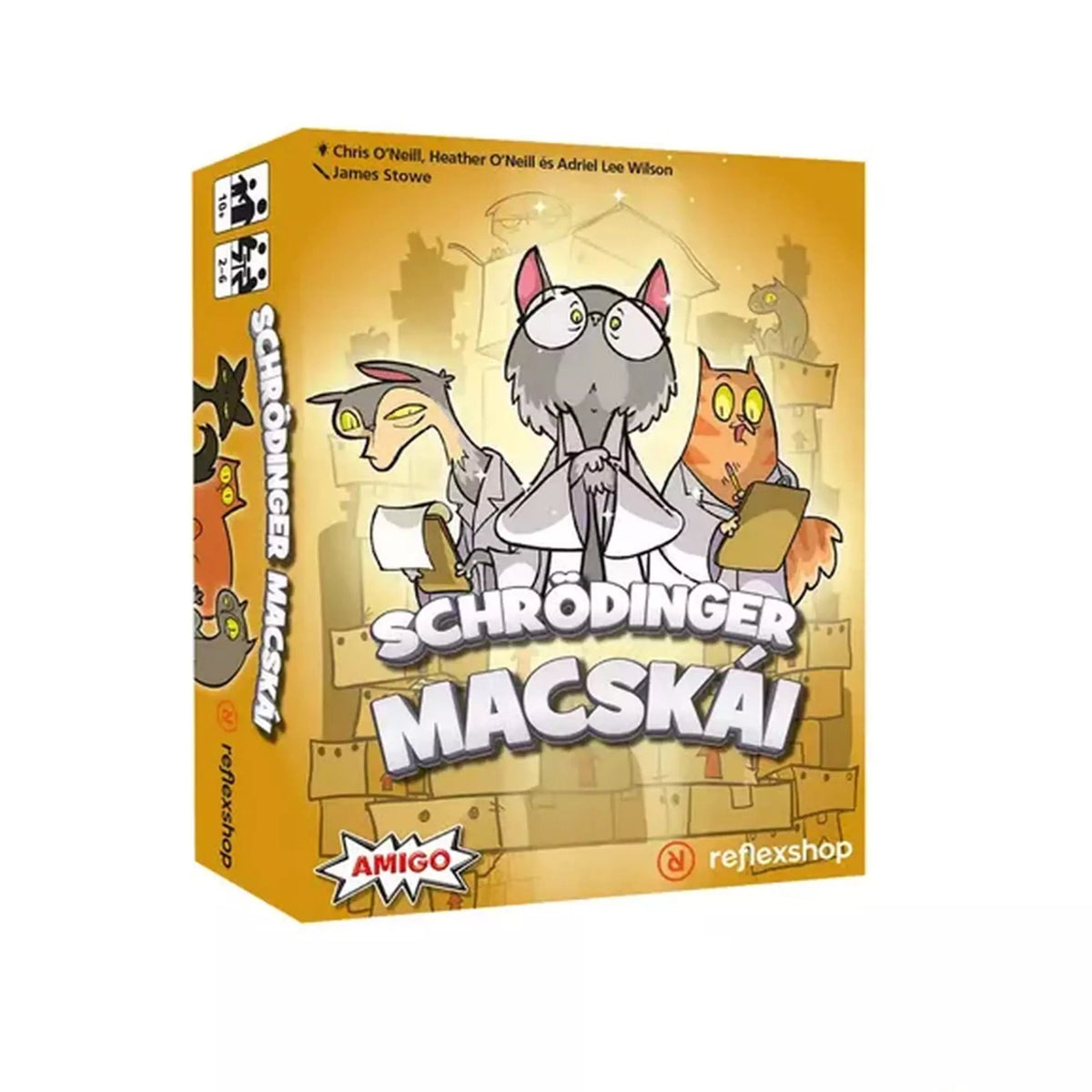 Schrödinger macskái magyar nyelvű társasjáték