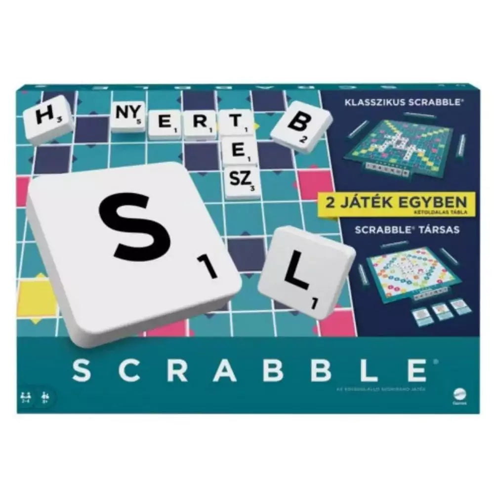 Scrabble 2 az 1-ben társasjáték doboza