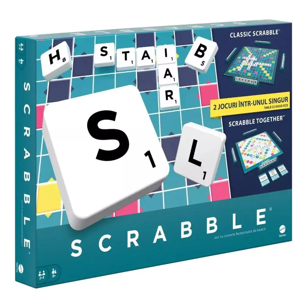 2 in 1 Scrabble román nyelvű társasjáték