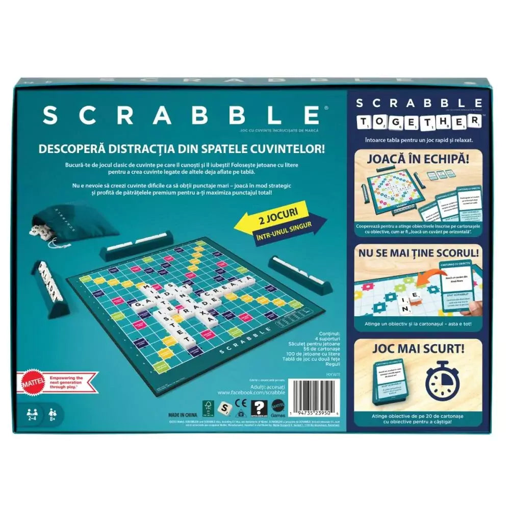 Joc de societate 2 in 1 Scrabble