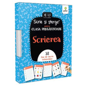 Scrierea - Scrie și șterge - Pentru clasa pregătitoare Cutie față