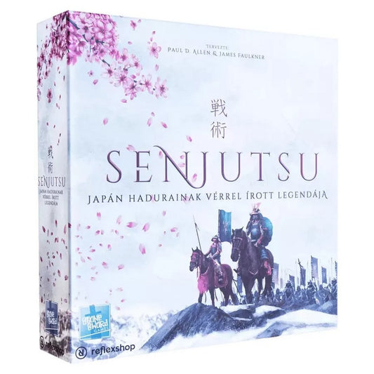 Senjutsu: Japán hadurainak vérrel írott legendája társasjáték doboz eleje