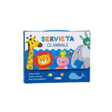 Servieta cu animale, caiet de lucru