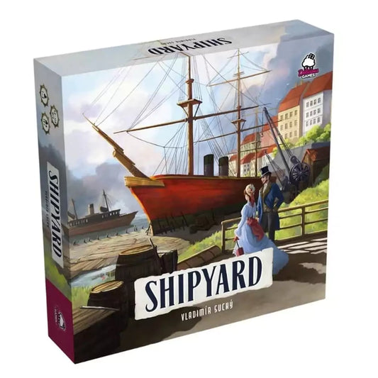 Shipyard - Angol nyelvű társasjáték doboza