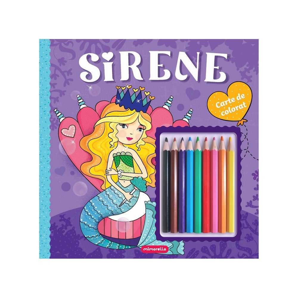 Sirene - Carte de colorat - kifestős könyv