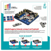 RoadBlock Smart Games játékelemek és kihívásfüzet, különböző nehézségi szintekkel és megoldásokkal