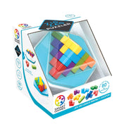 Smart Games Zig Zag Puzzler doboz – logikai játék színes 3D elemekkel, 80 kihívással