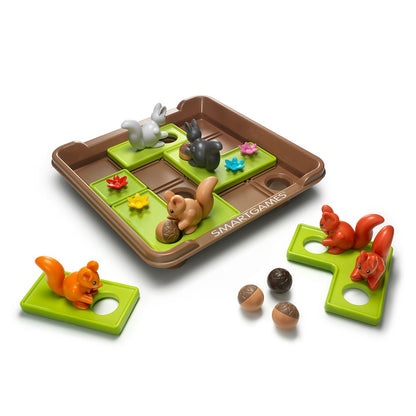 Smart Games Squirrels Go Nuts! XXL doboz tartalma