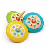 Színes fa pörgettyű, Indiai minta, ügyességi játék