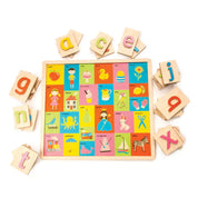 Tender Leaf Toys, Fa ábécé ábrákkal - Alphabet Pictures TL8416