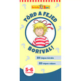 Törd a fejed Borival! 5-6 éveseknek, magyar nyelvű foglalkoztató