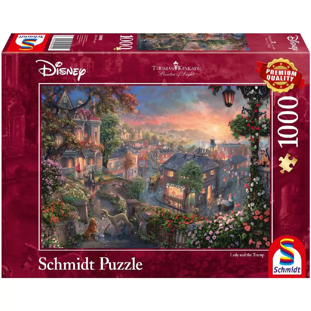 Puzzle Schmidt: Disney - Susi és Tekergő, 1000 darabos