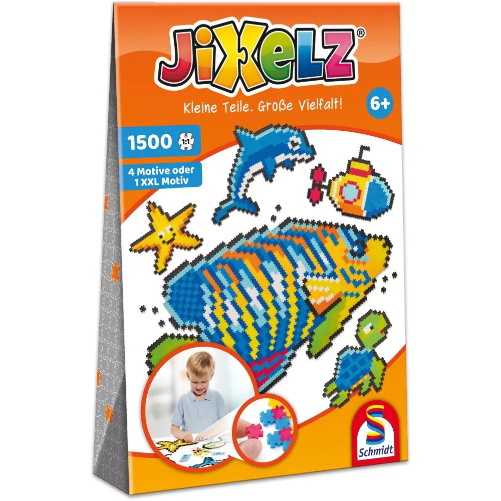 Puzzle Jixelz: Vízalatti Világ, 1500 darab doboza